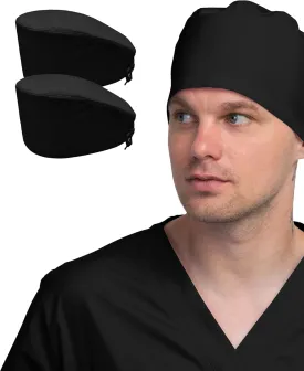 4 Pack Solid Colour Working Cap for Comfortable and Stylish Healthcare Professionals