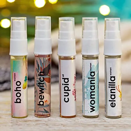 Adiveda Natural Perfume Trial Set For Women - Set of 5(12ml Each)