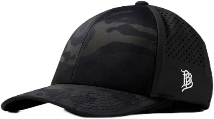 Branded Bills Bare Performance Hat, with Flexfit Sweatband, Adjustable Snapback, Comfort Stretch, Quick Dry, Water Repellent