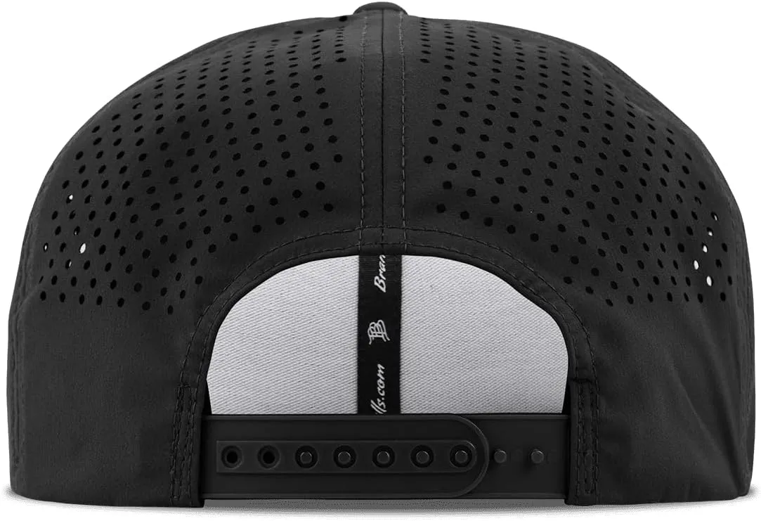 Branded Bills Bare Performance Hat, with Flexfit Sweatband, Adjustable Snapback, Comfort Stretch, Quick Dry, Water Repellent