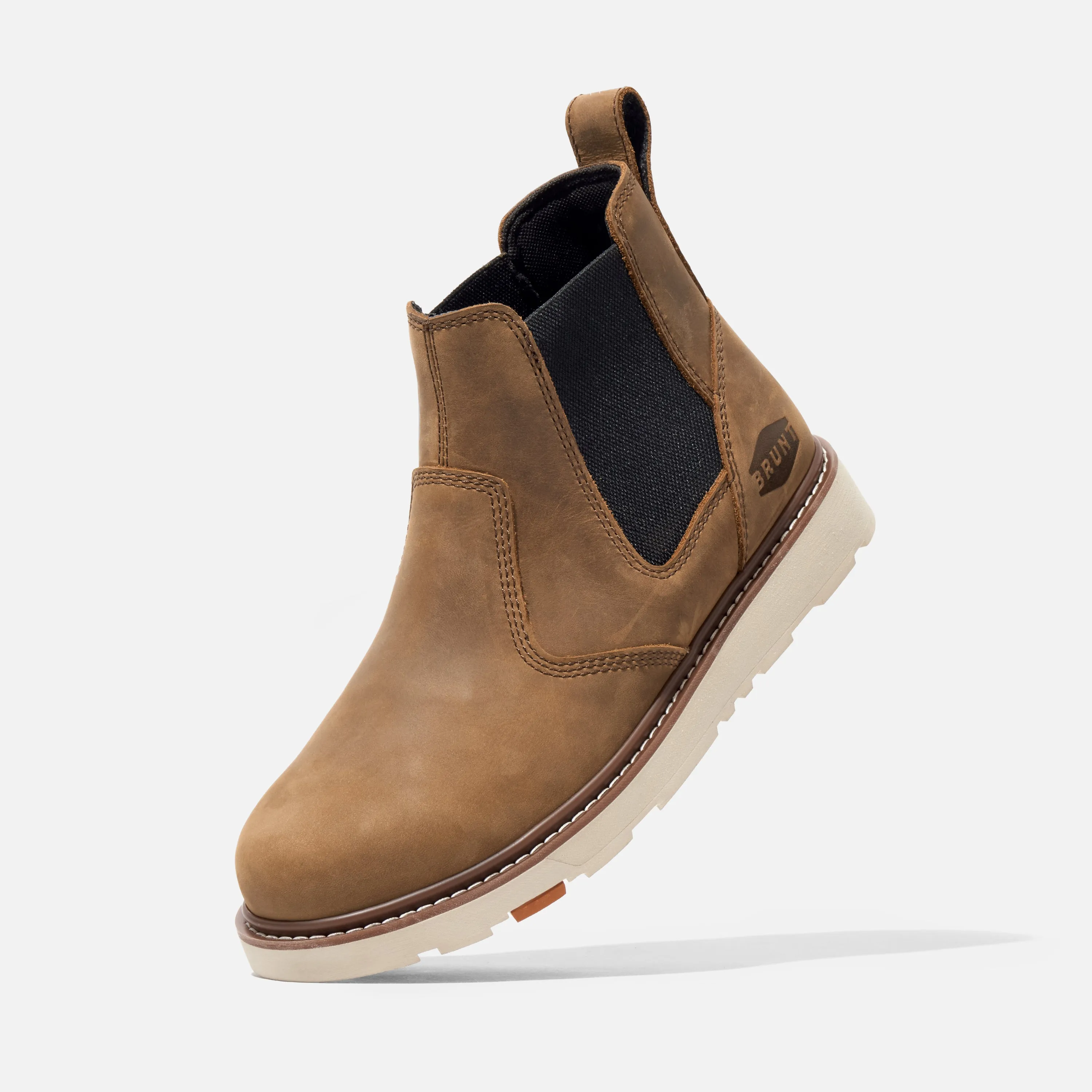 BRUNT Men's The Ohman 6" EH Slip Resistant Soft Toe Chelsea Boot