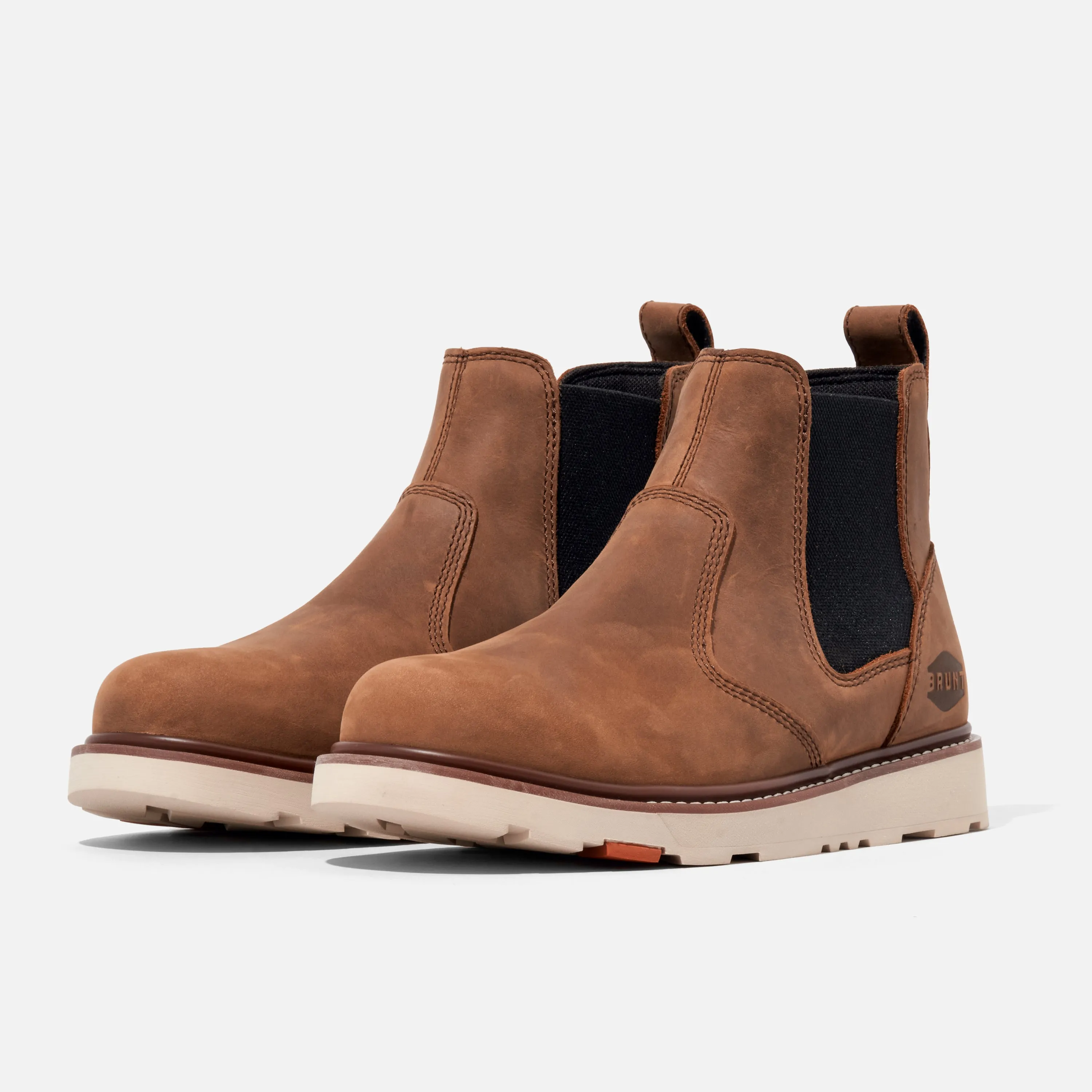 BRUNT Men's The Ohman 6" EH Slip Resistant Soft Toe Chelsea Boot