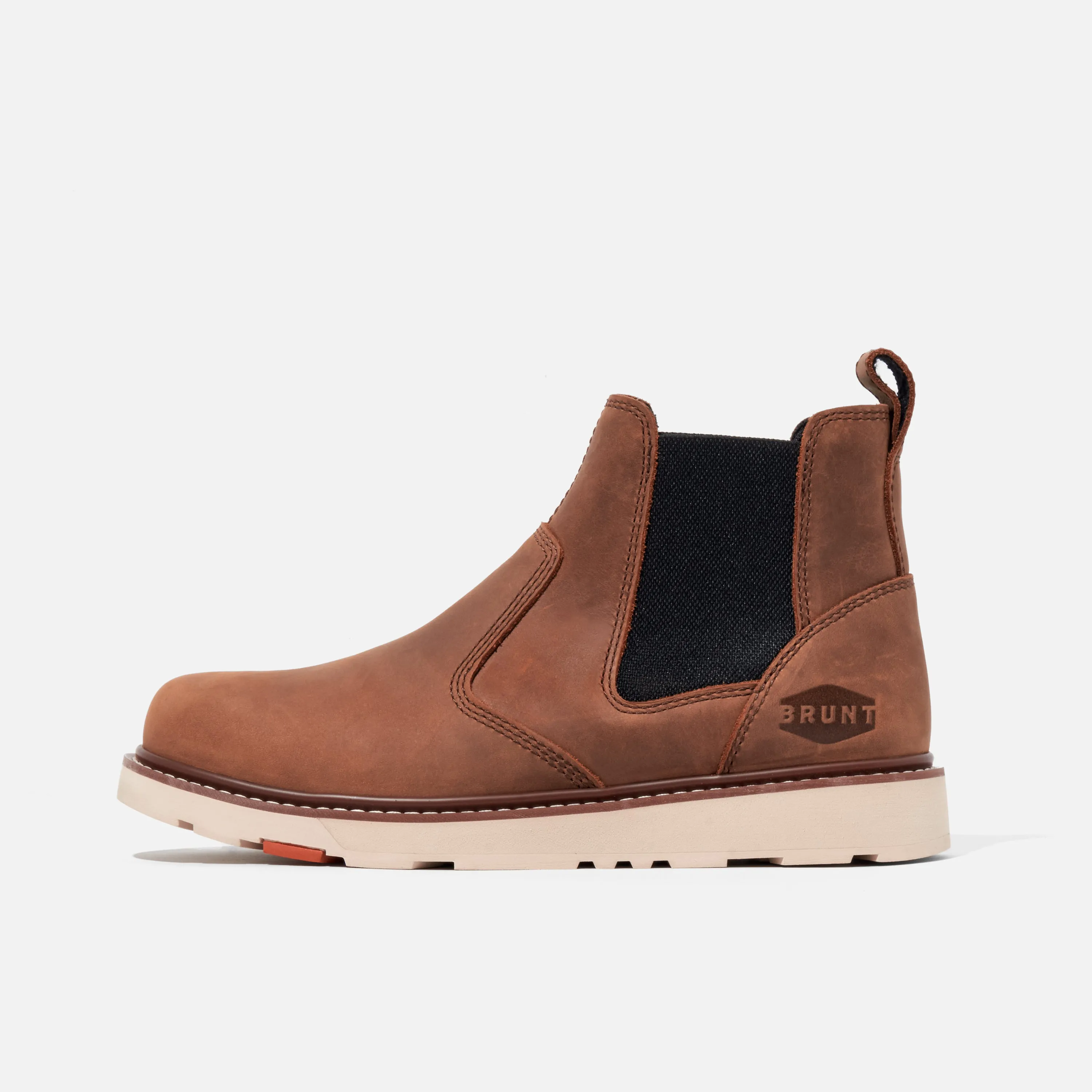BRUNT Men's The Ohman 6" EH Slip Resistant Soft Toe Chelsea Boot