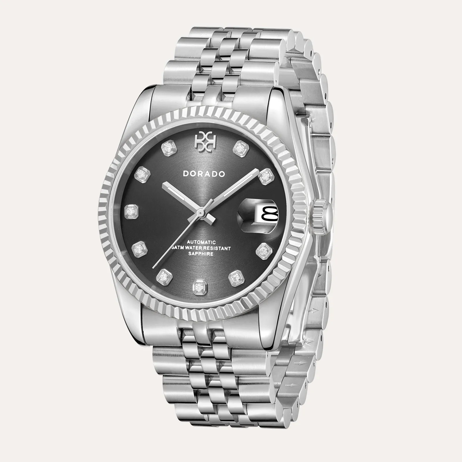 DORADO Silver Timeless Watch - Black