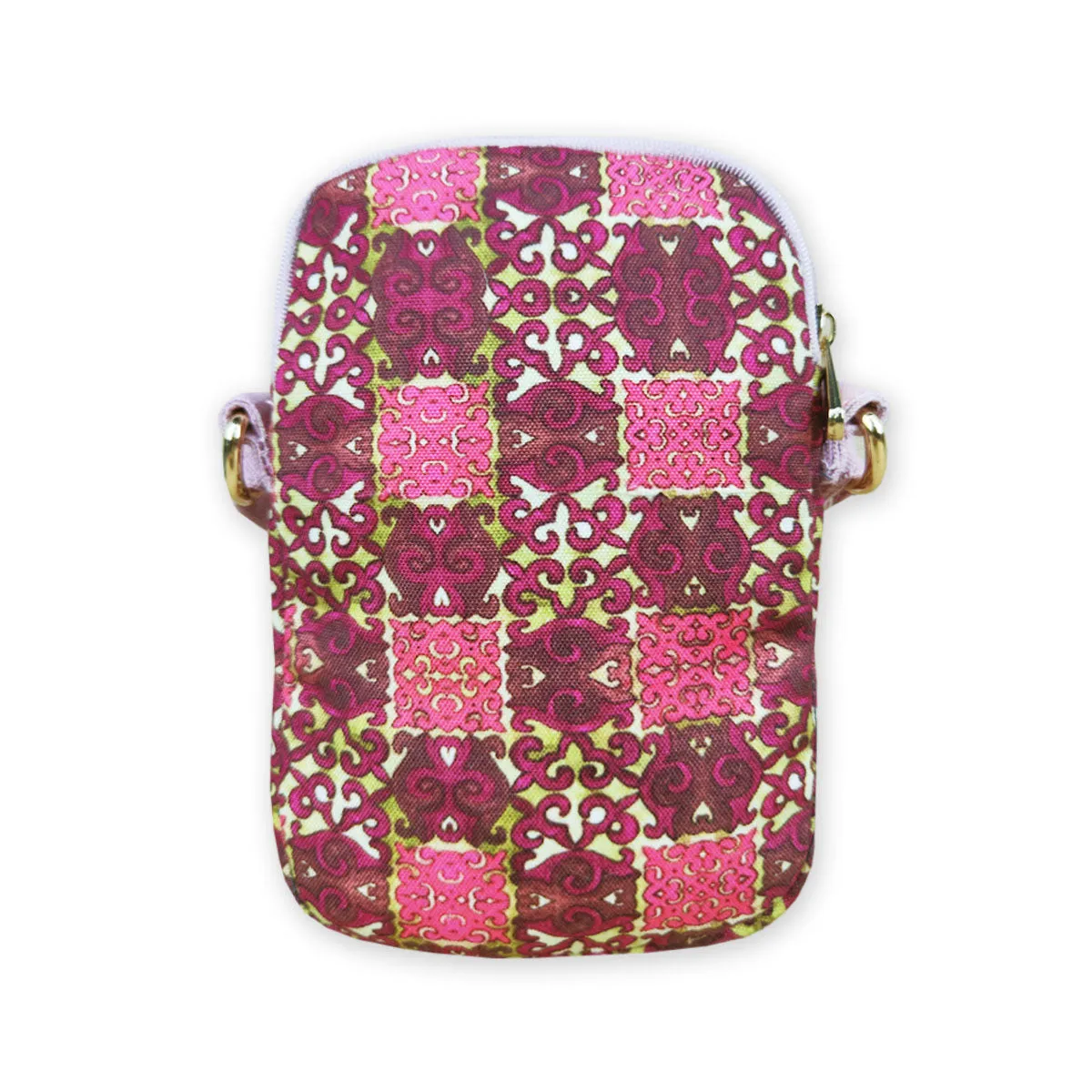 Front Pocket Mobile Sling- Pink Knot