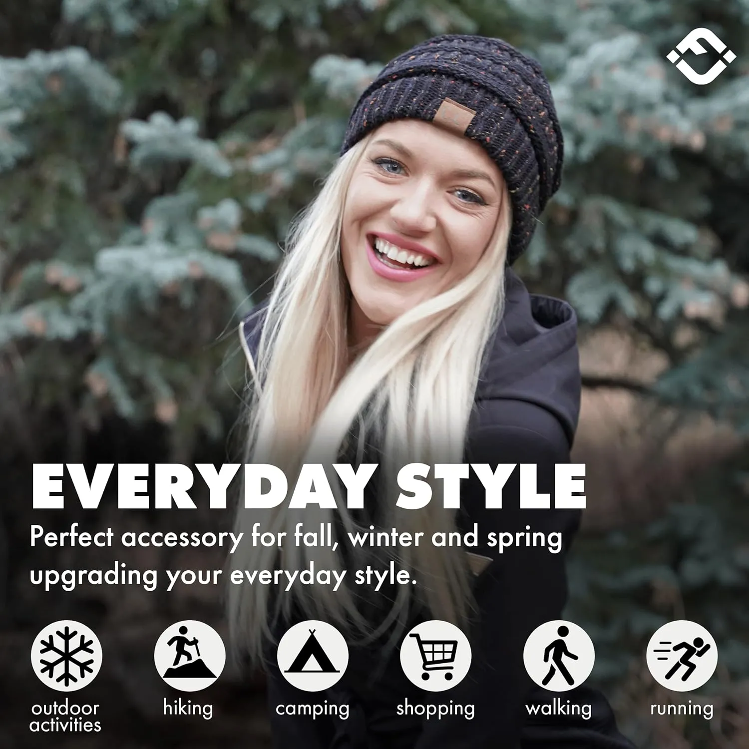 Funky Junque Cozy Pom Beanie - Stylish Winter Hat for All Seasons & Outdoor Activities