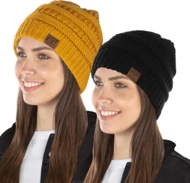 Funky Junque Cozy Pom Beanie - Stylish Winter Hat for All Seasons & Outdoor Activities