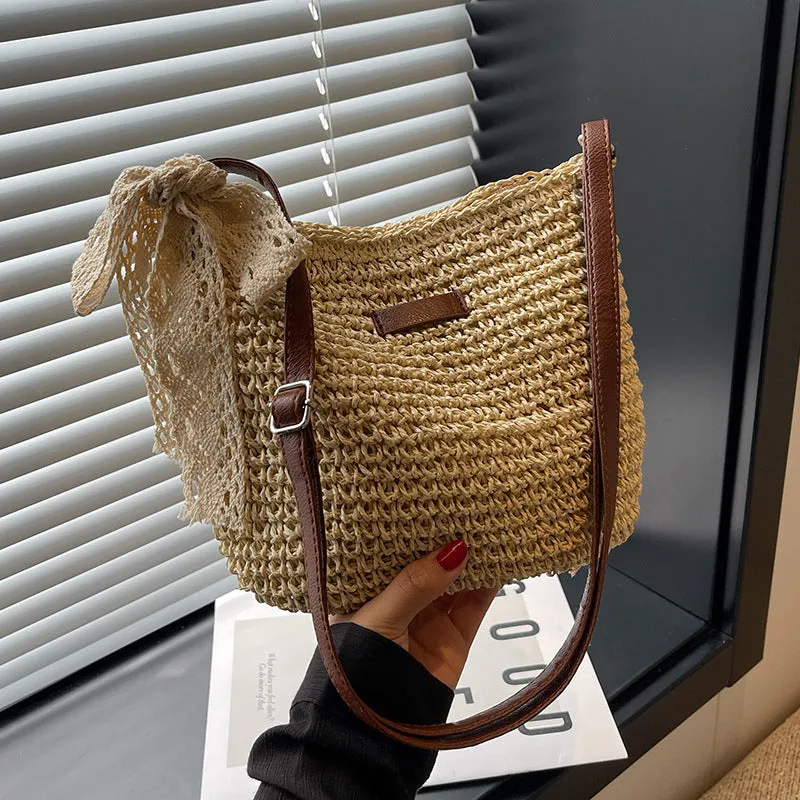 Gemma Straw Shoulder Bag