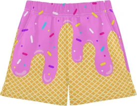 Girls Athletic Shorts Summer Casual Girls Sports Shorts with Pockets for 7-15Y