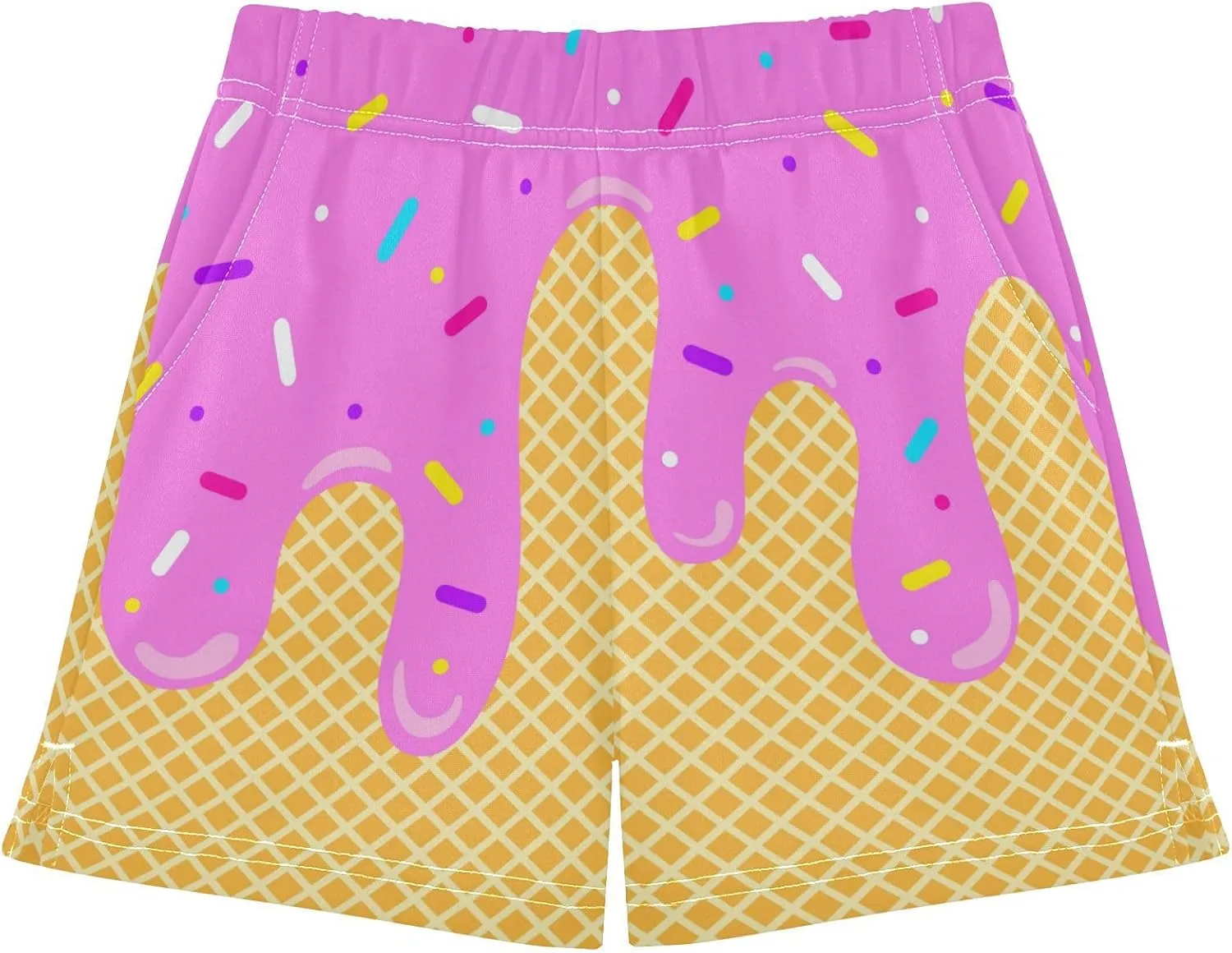 Girls Athletic Shorts Summer Casual Girls Sports Shorts with Pockets for 7-15Y