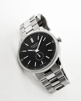 Gucci Black & Stainless Steel G-Timeless 40 MM Watch