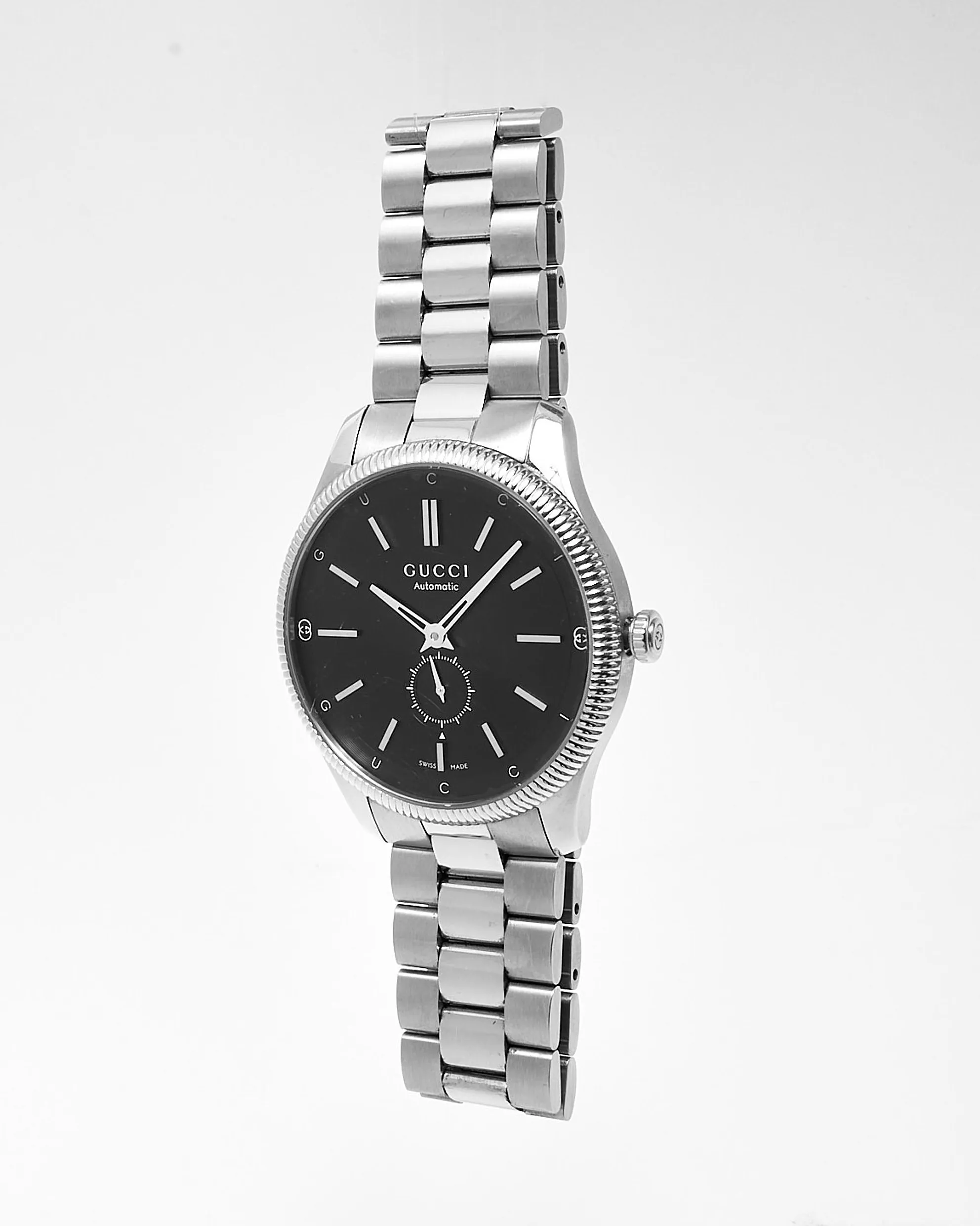 Gucci Black & Stainless Steel G-Timeless 40 MM Watch