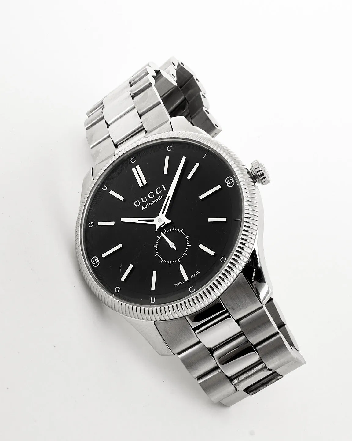 Gucci Black & Stainless Steel G-Timeless 40 MM Watch