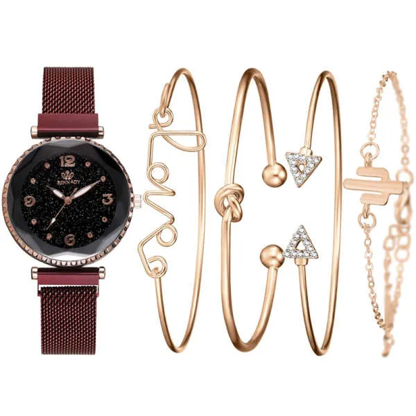 Heily - Luxury set of bracelets and watches