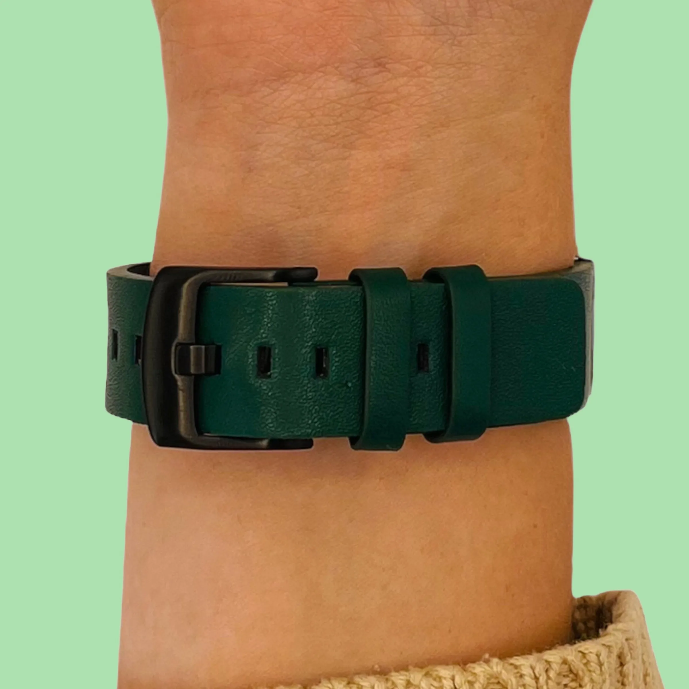 Leather Straps Compatible with the Garmin Active S