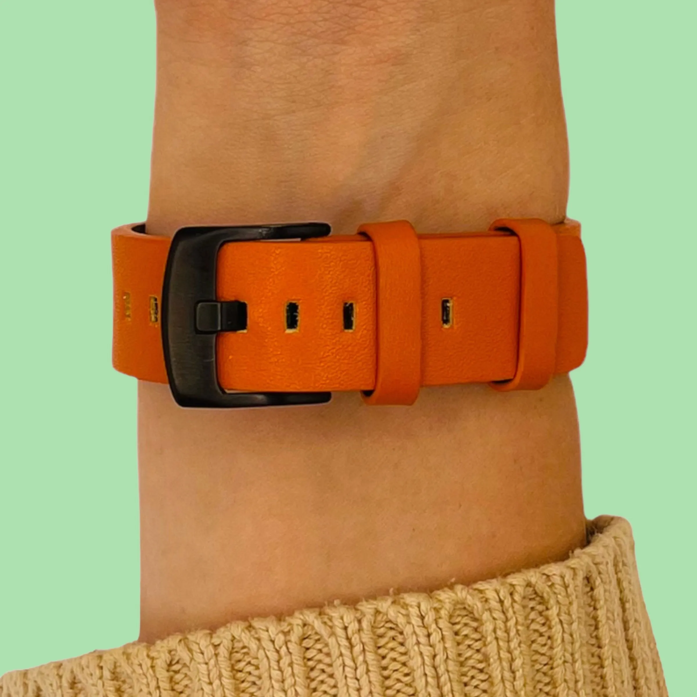 Leather Straps Compatible with the Garmin Active S