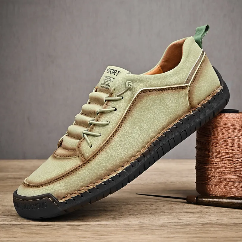 LOW TOP GENUINE LEATHER SHOE