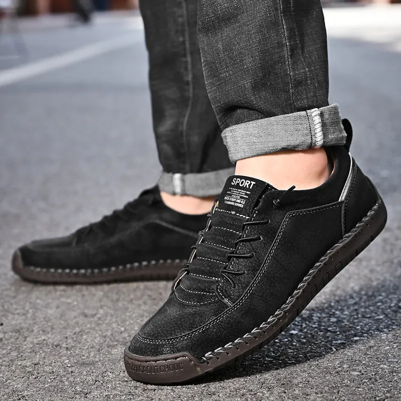 LOW TOP GENUINE LEATHER SHOE