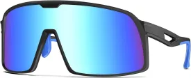 MAXJULI Polarized Cycling Sunglasses for Men Women, Windproof Outdoor Sports Running UV400 Protection Sun Glasses 8214