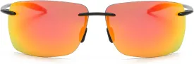 MIRYEA Rimless Polarized Sports Sunglasses for Men Women Driving Running Fishing Golf UV Blocking Glasses Eyeglasses Shades