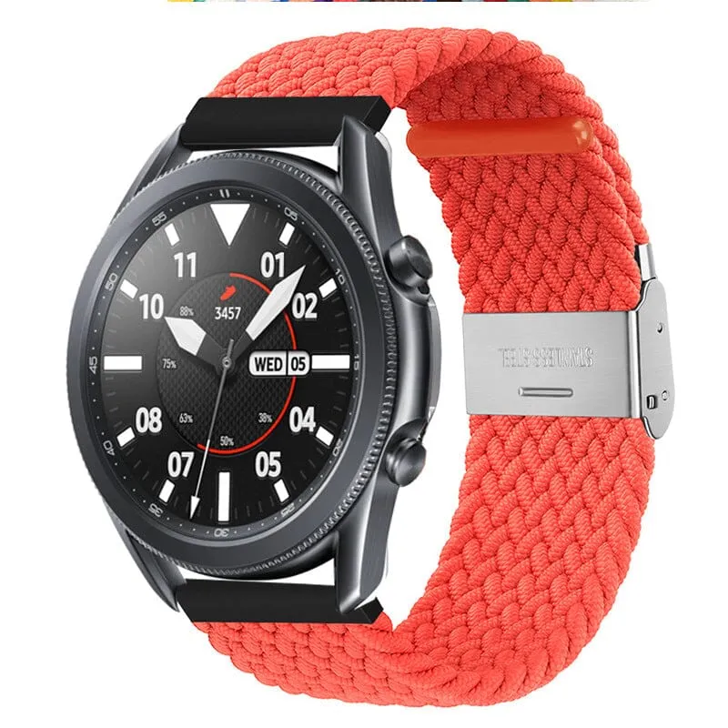 Nylon Braided Loop Watch Straps Compatible with the Samsung Galaxy Watch Active