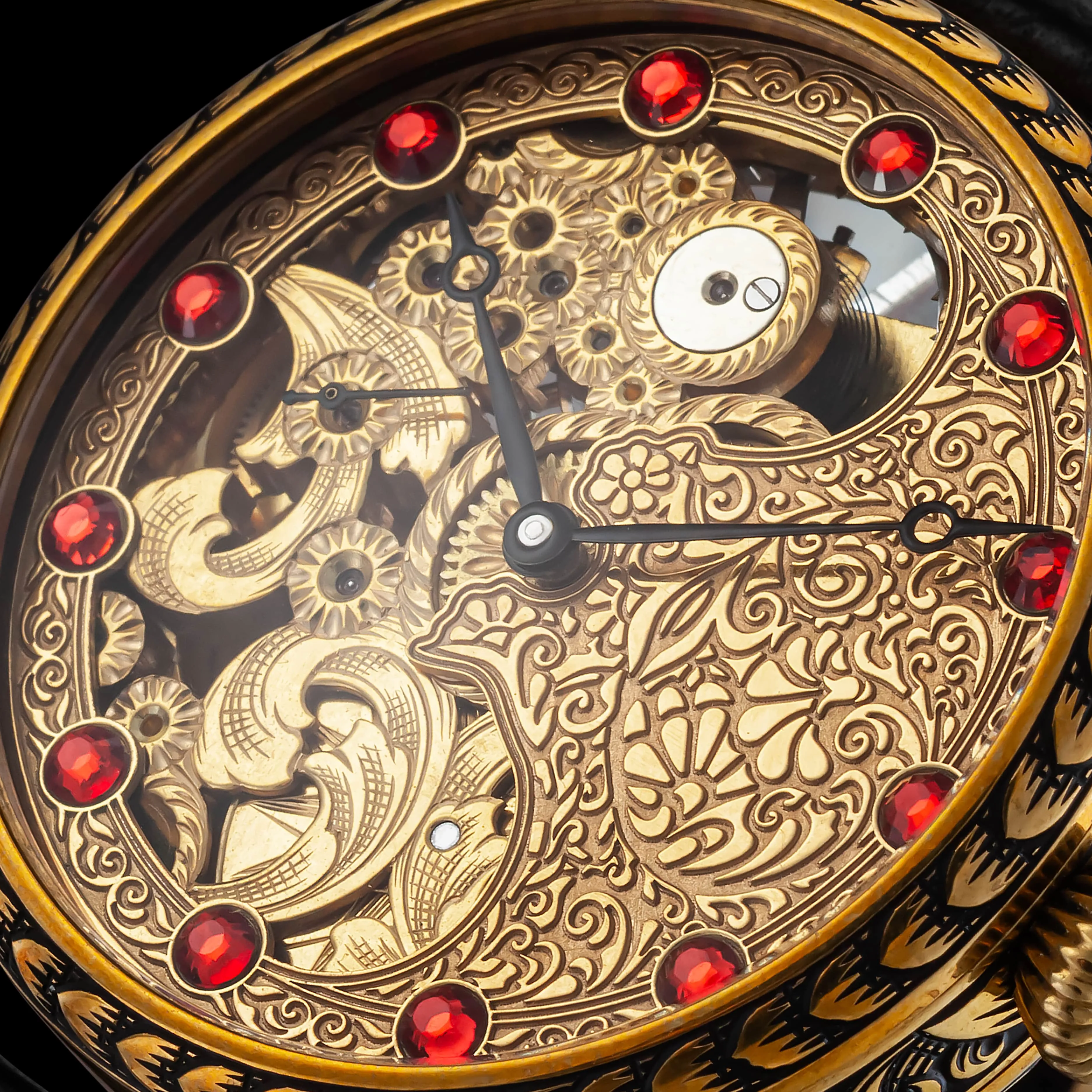 OPEN-HEARTED Men's Artisan Wristwatch fits 1914 Swiss Vintage Mechanical Movement