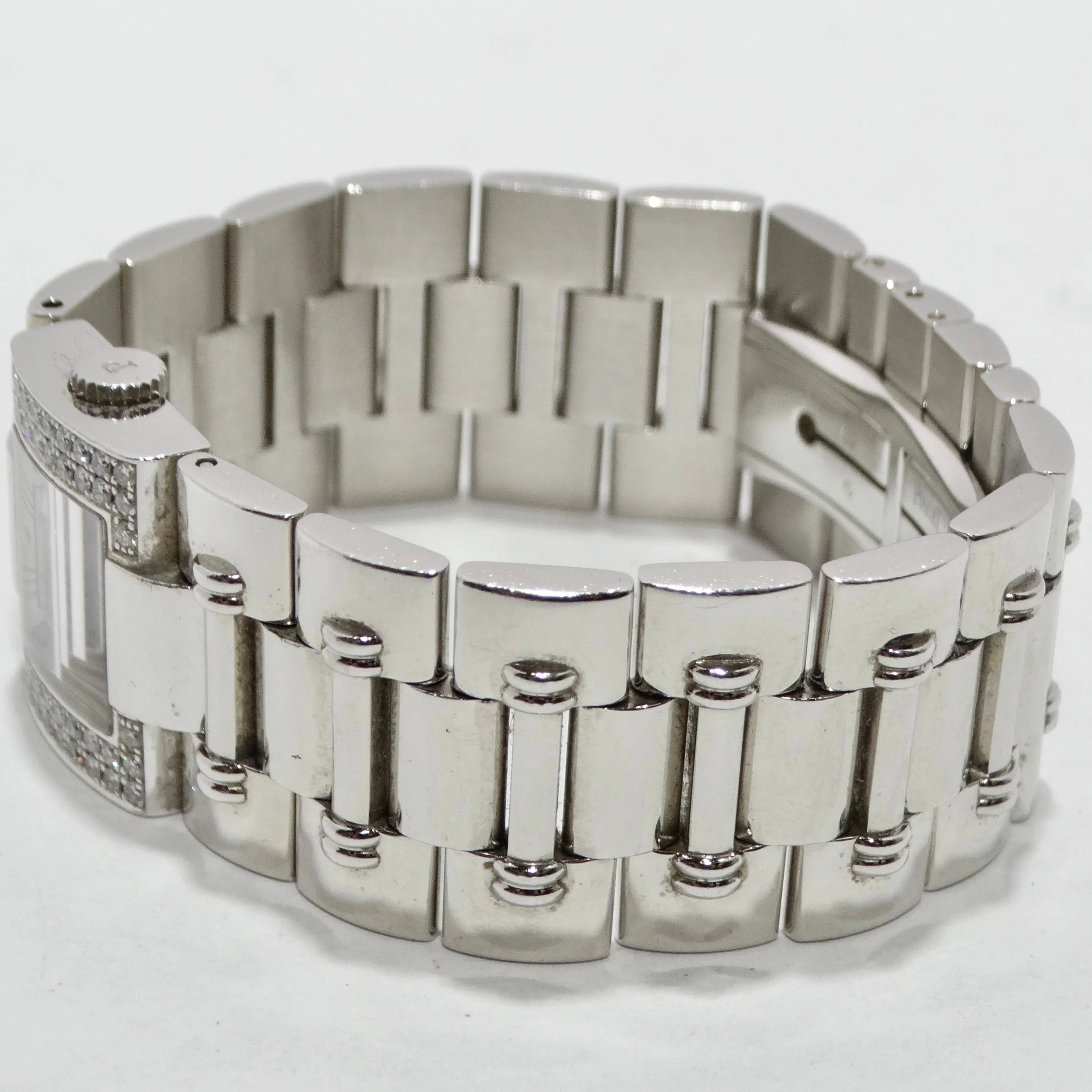 Piaget Square Dancer with Diamond Bezel White Gold Watch