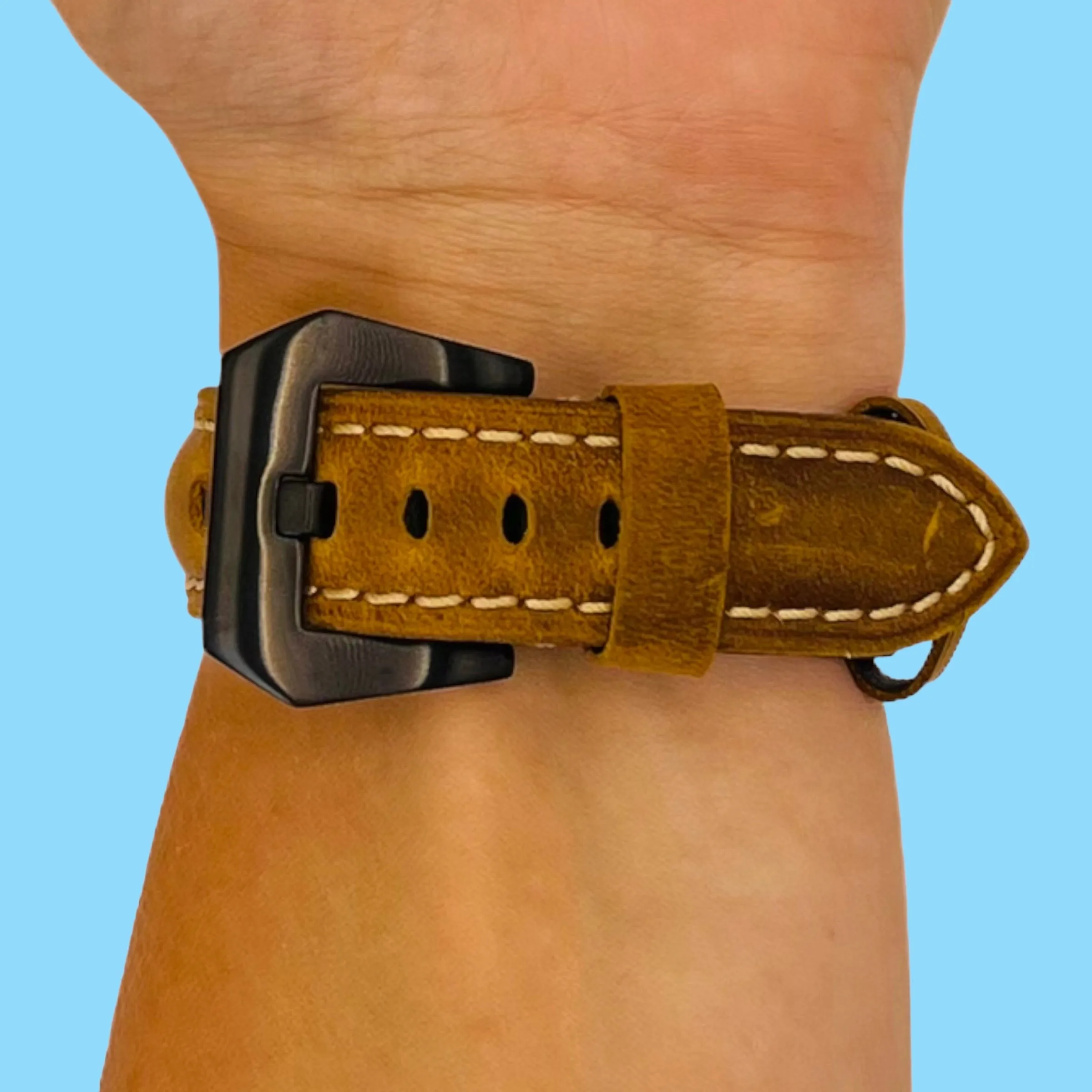 Retro Leather Straps Compatible with the Kogan Active  Smart Watch