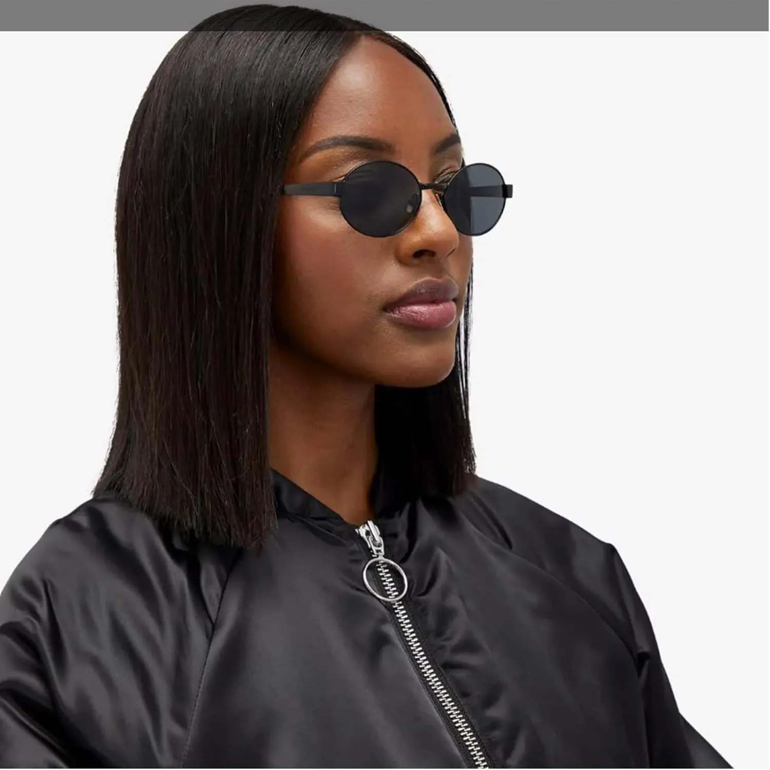 Retro Oval Sunglasses for Women Men Small Shade UV400 Protection Trendy Style