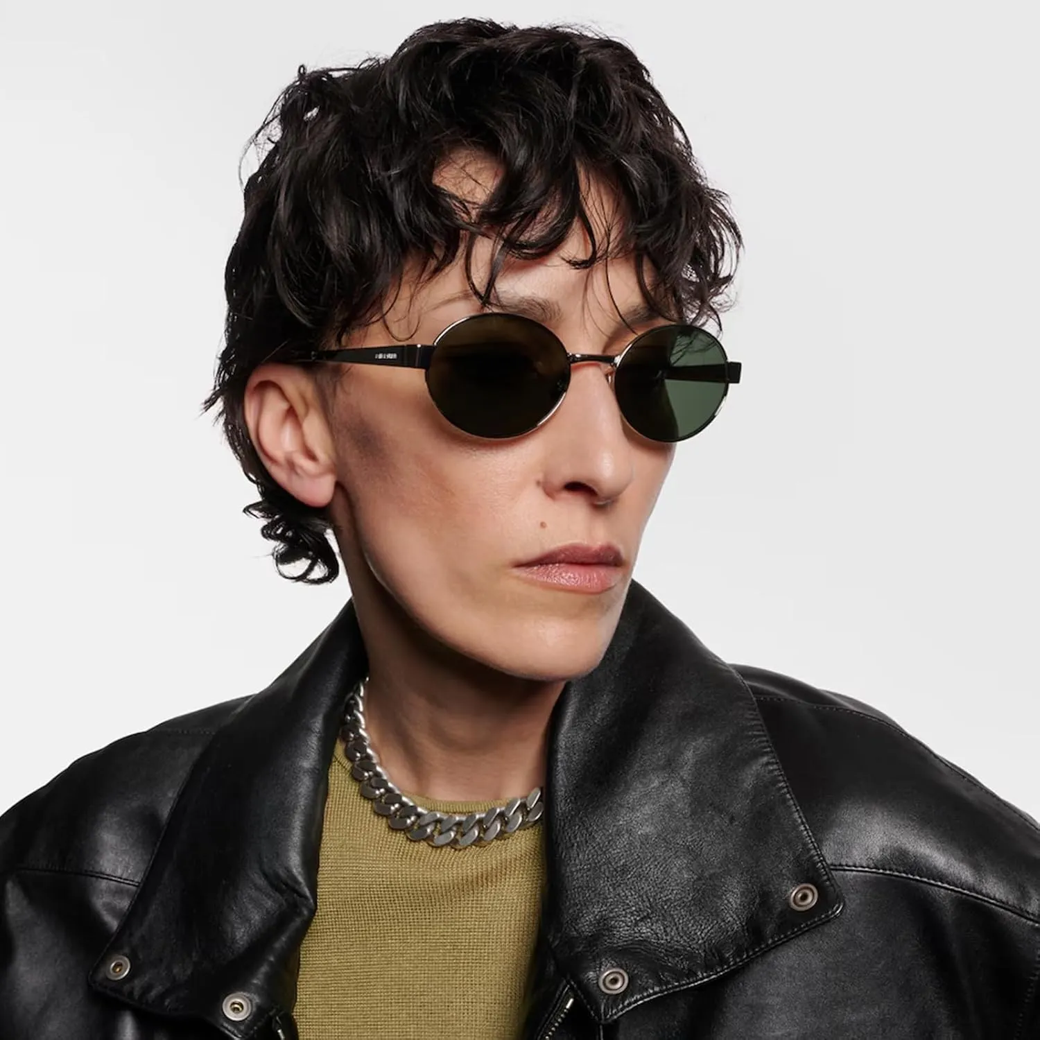 Retro Oval Sunglasses for Women Men Small Shade UV400 Protection Trendy Style