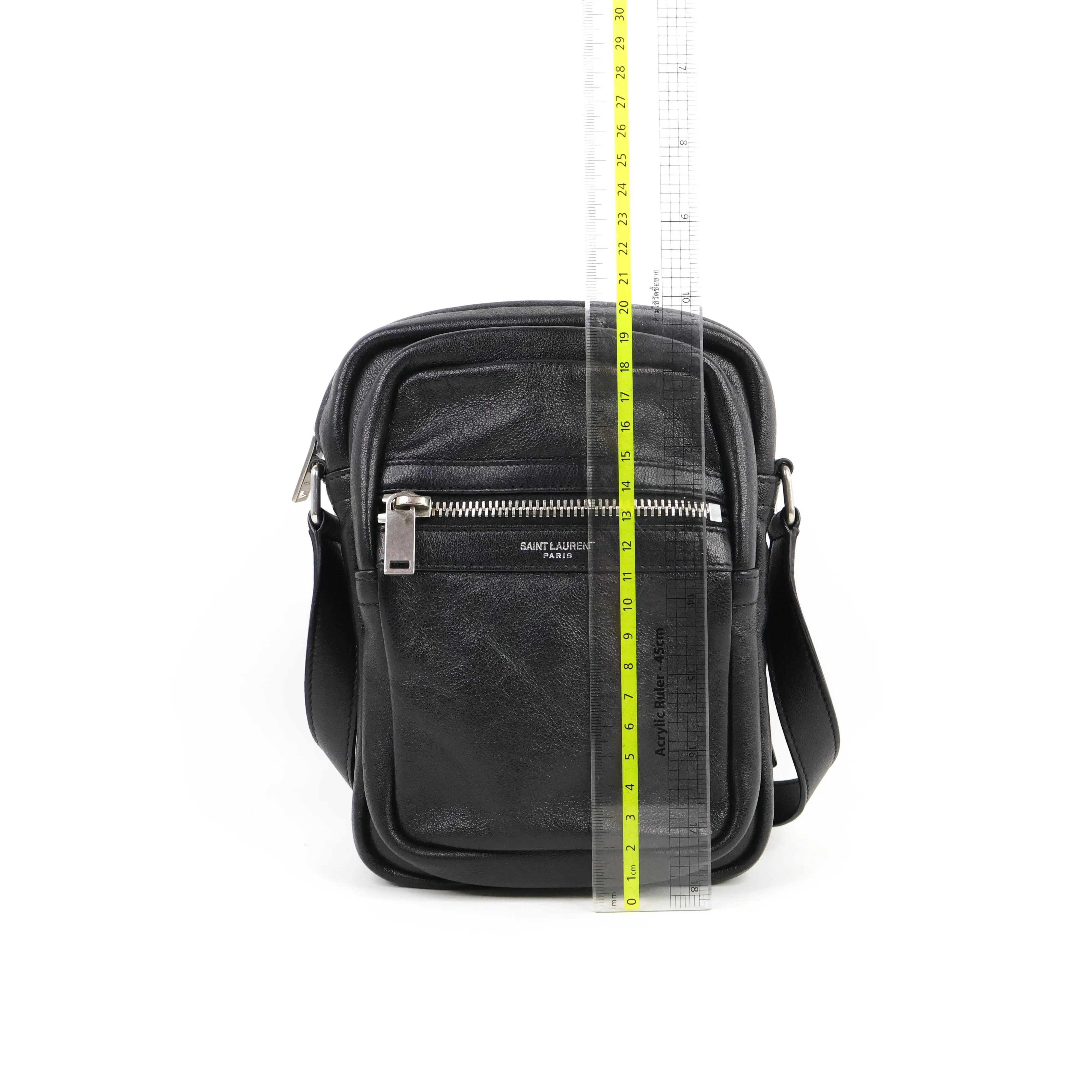 Saint Laurent Crossbody Bag Leather Black