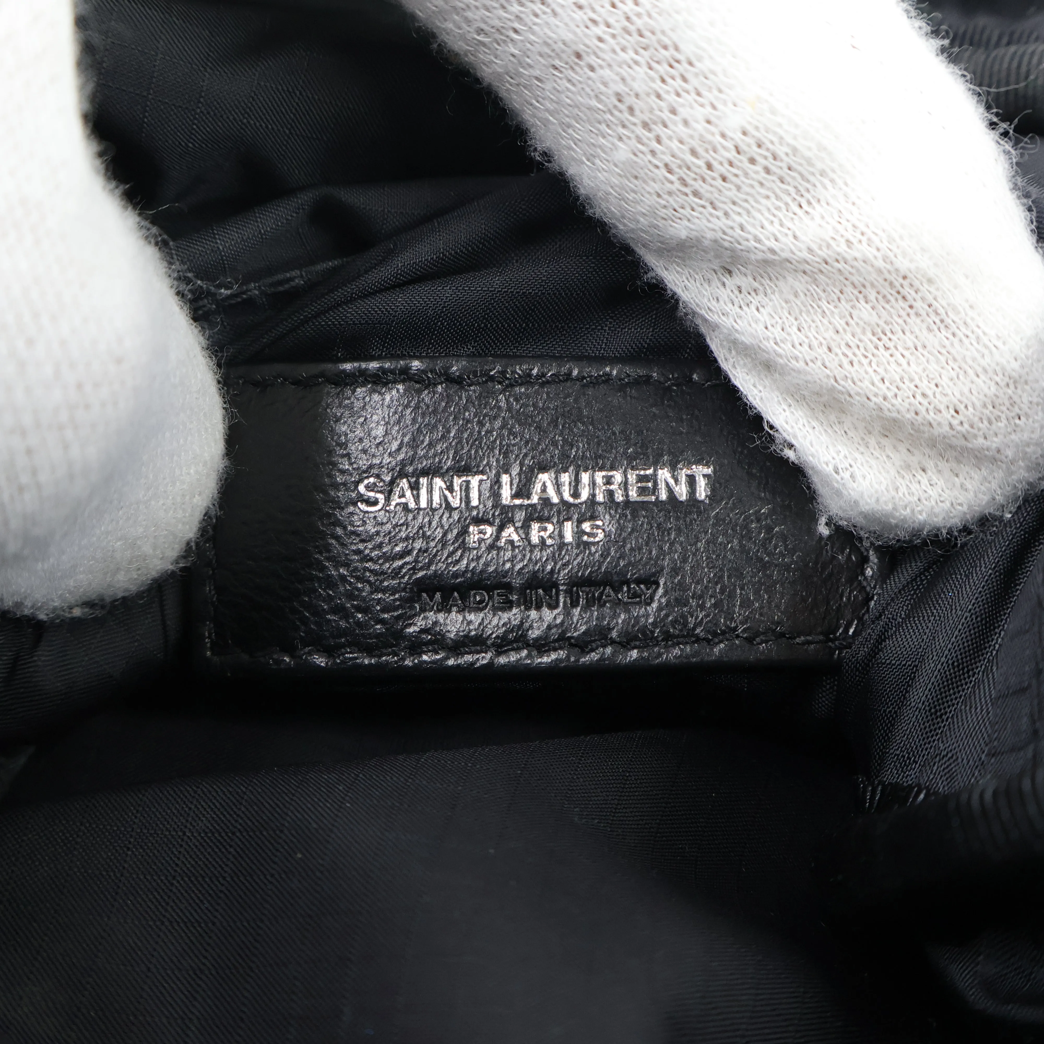 Saint Laurent Crossbody Bag Leather Black