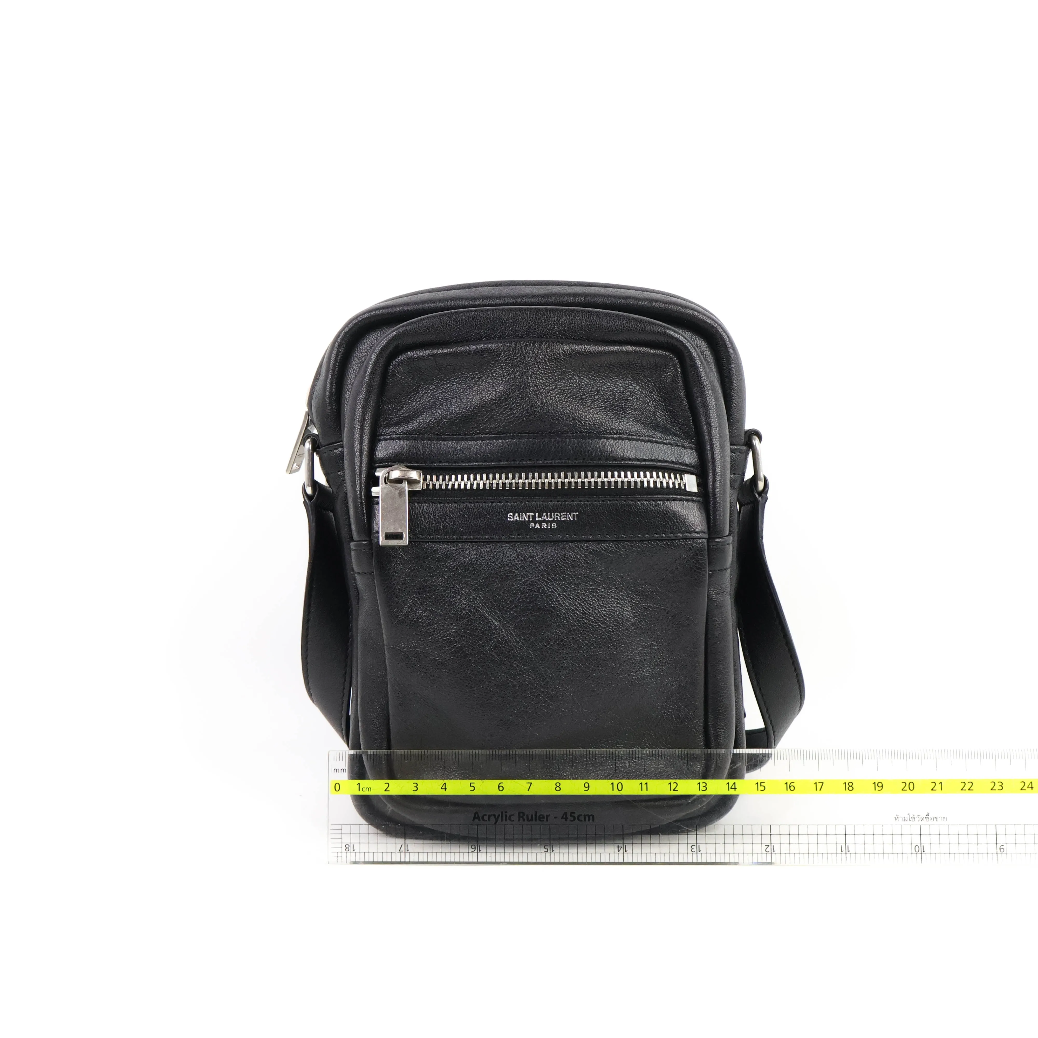Saint Laurent Crossbody Bag Leather Black