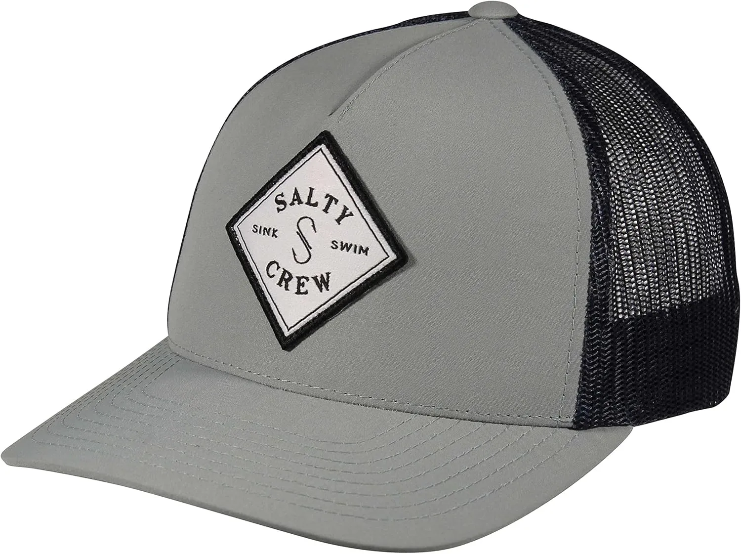 Salty Crew Sealine Retro Trucker Hat - Unisex Adjustable Baseball Hat for Adults - Premium Cotton