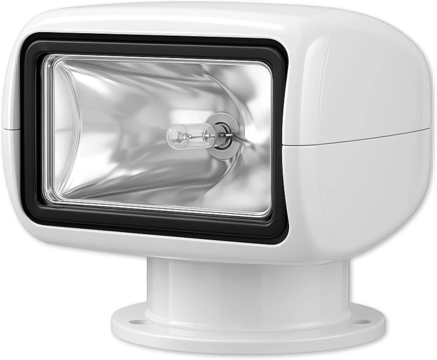 SEAFLO 02 Series 360 Rotating Remote Control Halogen Boat Searchlight  12V DC 50W, IP65 Waterproof, Beam Distance: 1266 FT (386m) - CE & Rohs Certified, (Candle Power: 175000cd, Voltage: 12V)