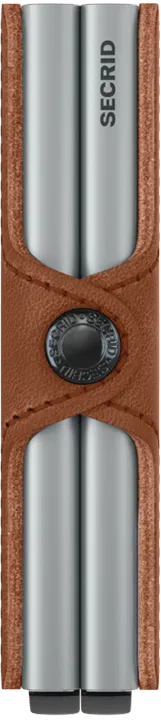 Secrid Twin Wallet - Vintage Cognac-Silver