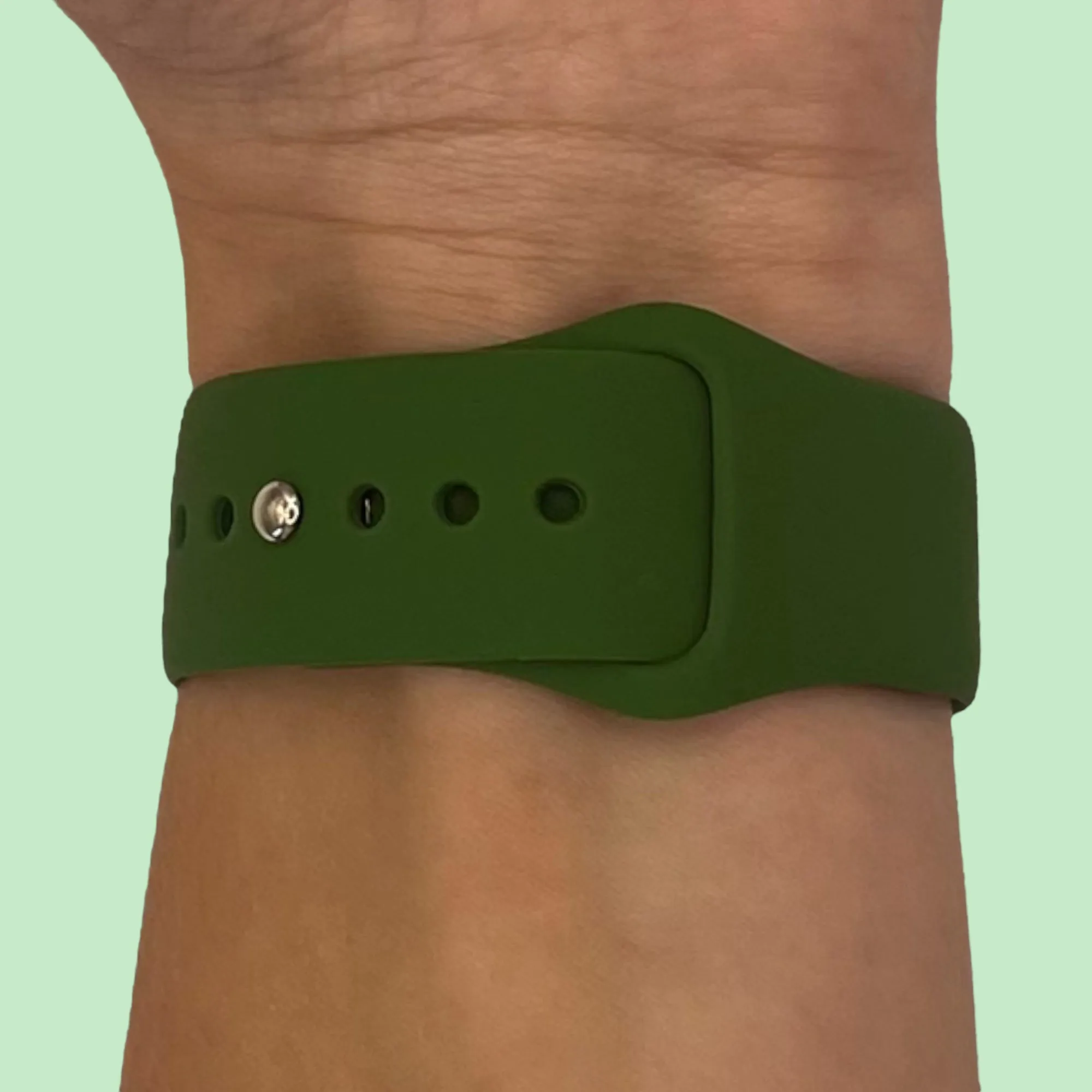 Silicone Button Style Watch Straps Compatible with Xiaomi Redmi Watch 5 Active