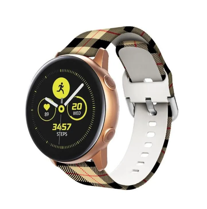 Silicone Pattern Watch Straps compatible with the Kogan Active 3 Pro