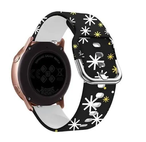 Silicone Pattern Watch Straps compatible with the Kogan Active 3 Pro