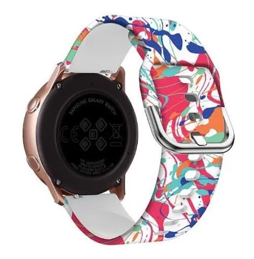 Silicone Pattern Watch Straps compatible with the Kogan Active 3 Pro