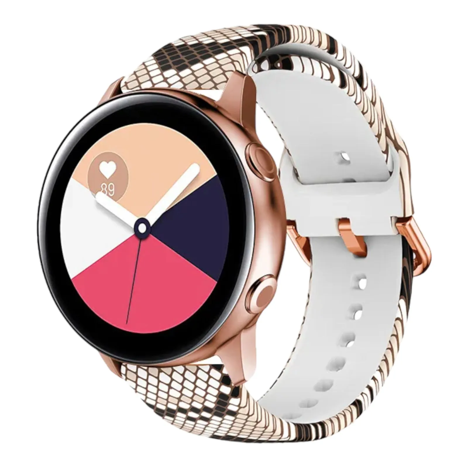 Silicone Pattern Watch Straps compatible with the Kogan Active 3 Pro