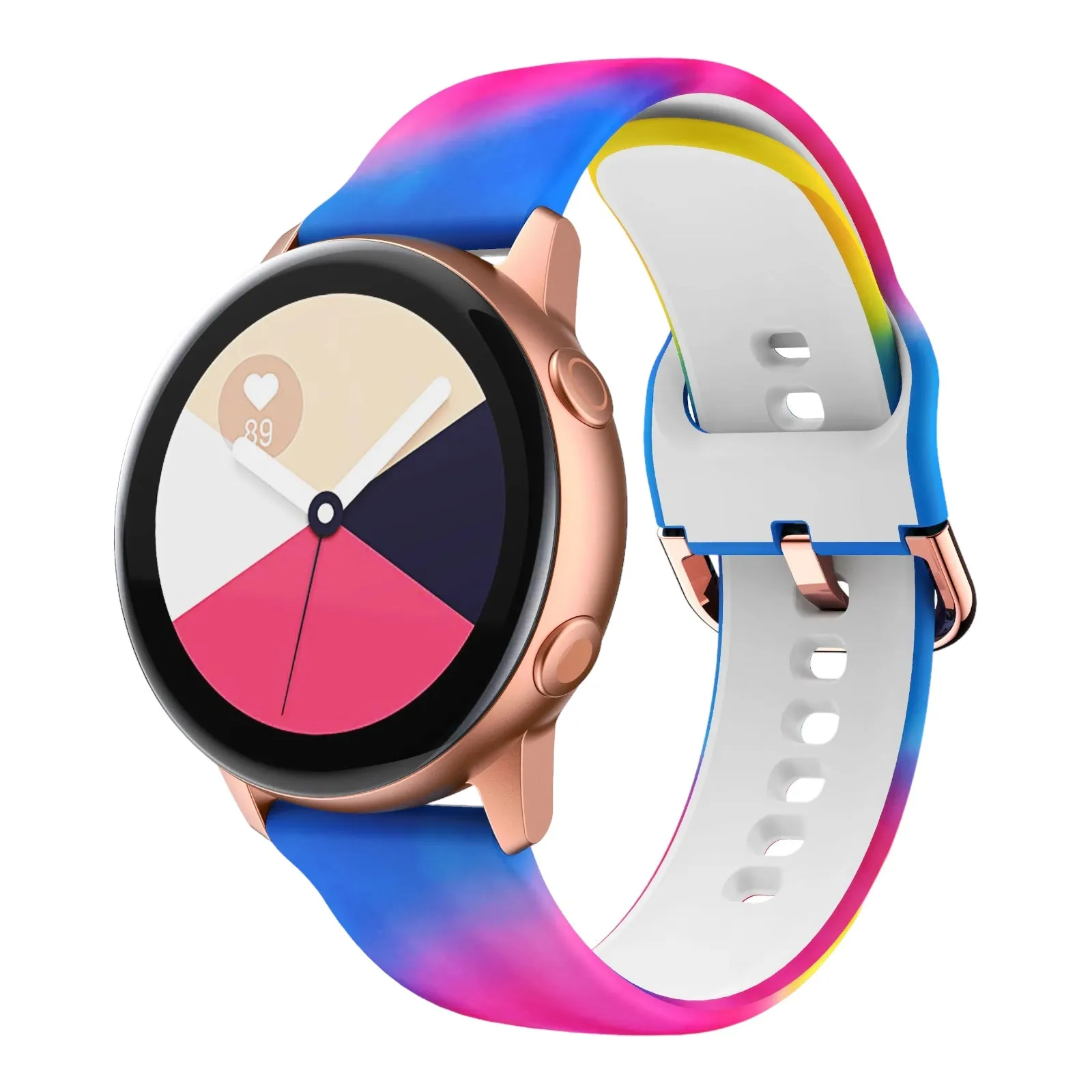 Silicone Pattern Watch Straps compatible with the Kogan Active 3 Pro