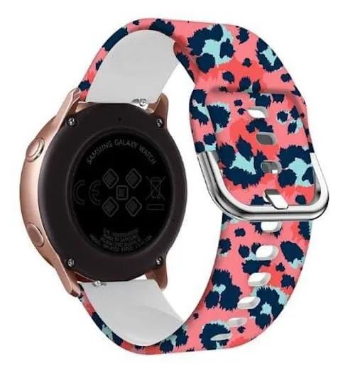 Silicone Pattern Watch Straps compatible with the Kogan Active 3 Pro