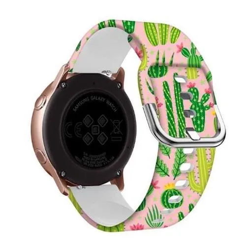 Silicone Pattern Watch Straps compatible with the Kogan Active 3 Pro