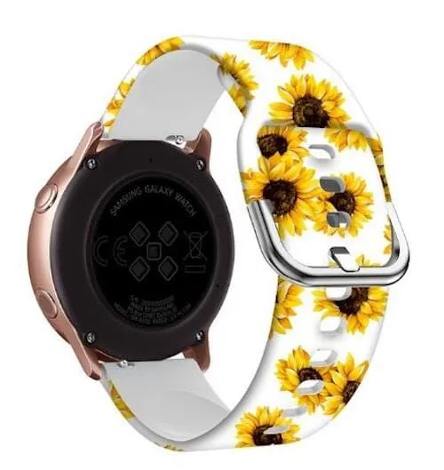 Silicone Pattern Watch Straps compatible with the Kogan Active 3 Pro