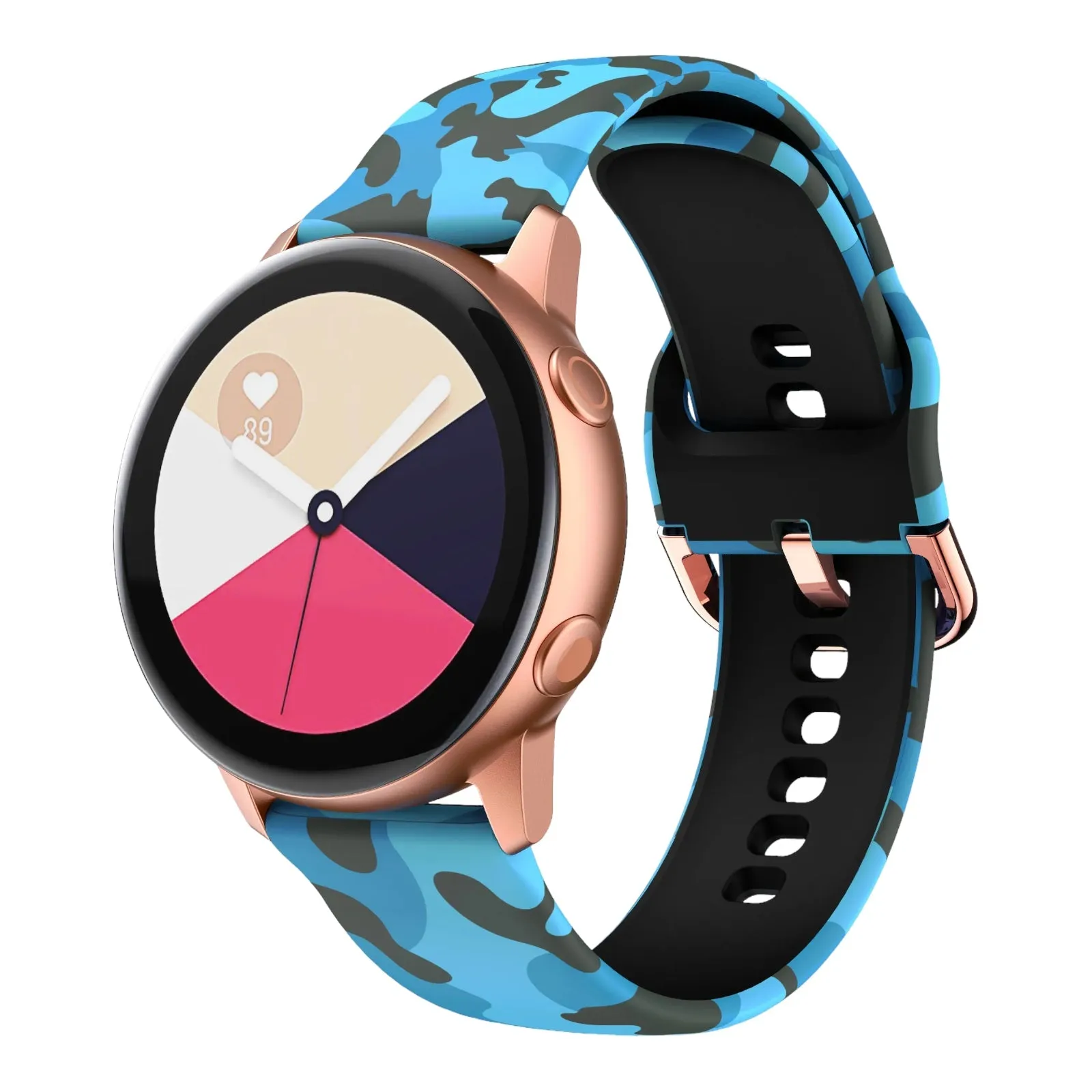 Silicone Pattern Watch Straps compatible with the Kogan Active 3 Pro