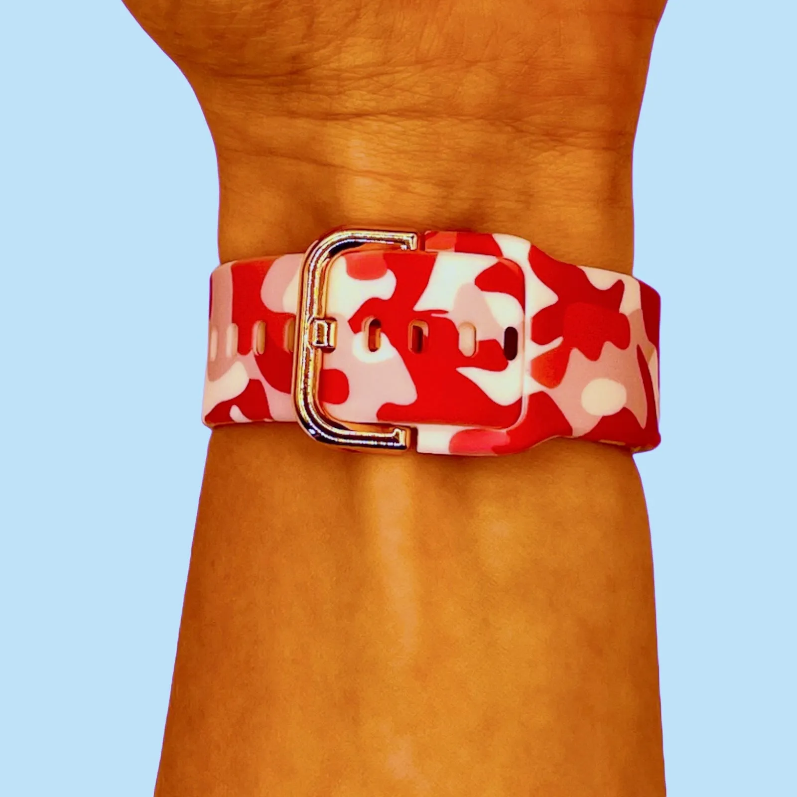 Silicone Pattern Watch Straps compatible with the Kogan Active 3 Pro
