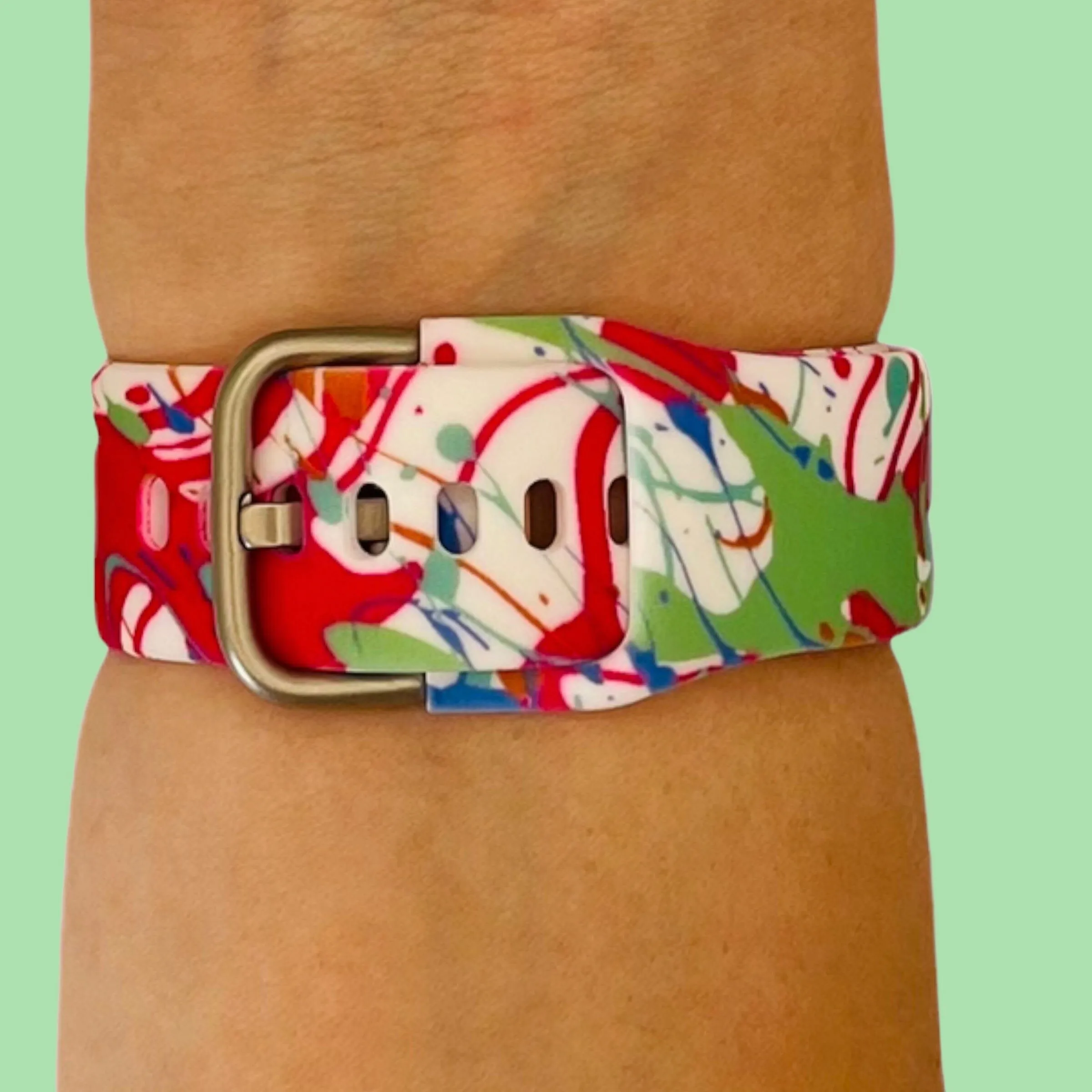 Silicone Pattern Watch Straps compatible with the Kogan Active 3 Pro