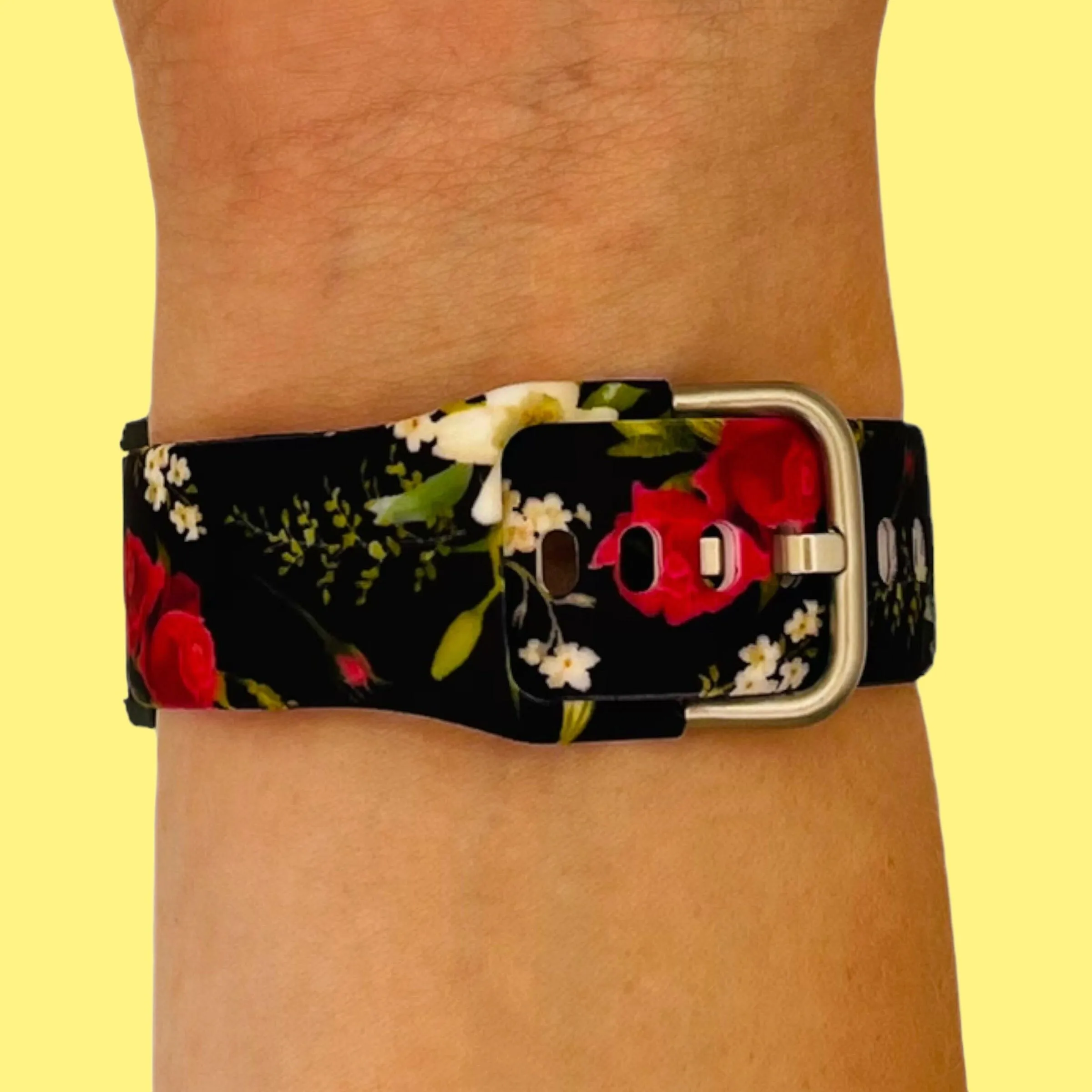 Silicone Pattern Watch Straps compatible with the Kogan Active 3 Pro