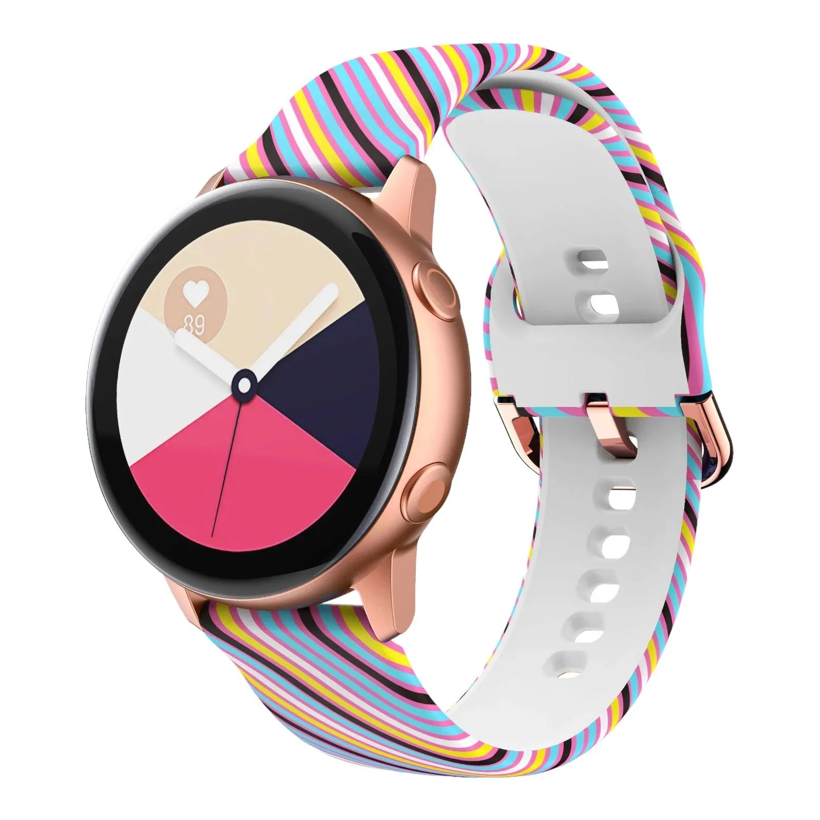 Silicone Pattern Watch Straps compatible with the Kogan Active 3 Pro